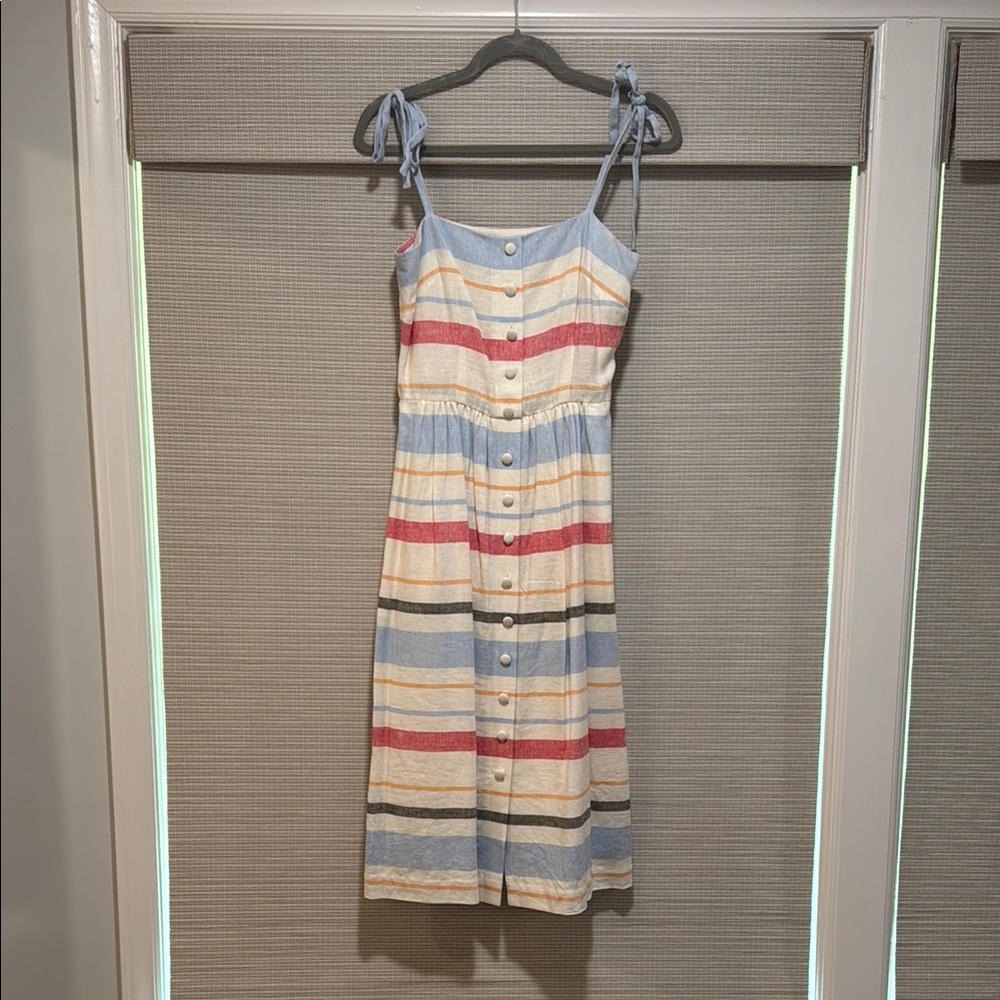 Gal Meets Glam Blue Pink Midi Sundress